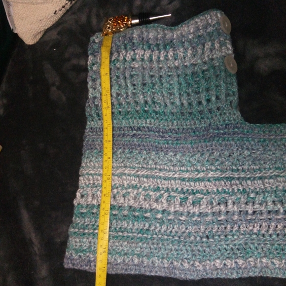 Handcrafted Crochet Multiwear Scarf - Picture 13 of 14